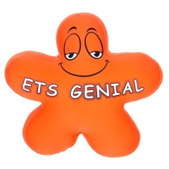 Cojin antiestres flor ets genial naranja 40 en lallimonacom