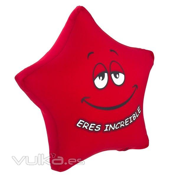 Cojin antiestres estrella ERES INCREIBLE rojo 40 en La Llimona home (1)