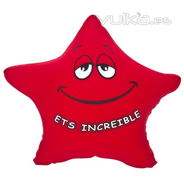 Cojin antiestres estrella ETS INCREIBLE rojo 40 en La Llimona home