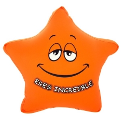 Cojin antiestres estrella eres increible naranja 40 en la llimona home