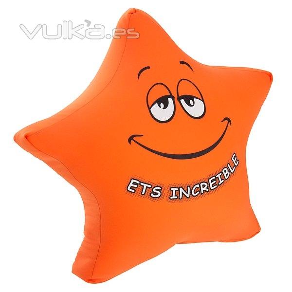 Cojin antiestres estrella ETS INCREIBLE naranja 40 en La Llimona home (1)