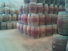 Barricas usadas; used barels; toneleria martin vazquez
