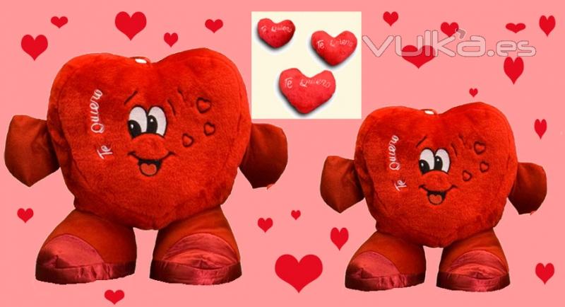 Peluche corazn abrazo. Regalale un corazn!