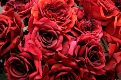 Un ramo de rosas artificiales para toda la vidacomo vuestro amor!!en artico