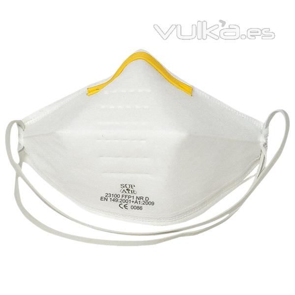 Mascarilla homologada FFP1, 2,3. Plegable con y sin valvula.