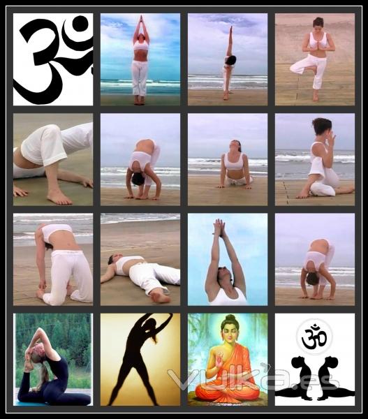Collage de yoga