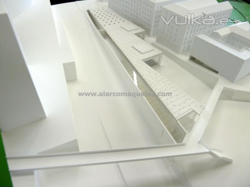 Maqueta. Maqueta arquitectura. Maqueta técnica Labrit Pamplona Proyecto final de carrera (PFC)