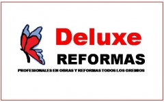 Logotipo reformas deluxe