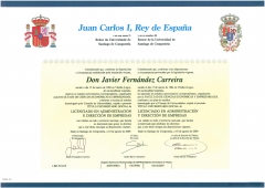 Quirino & brokers - titulo universitario de javier fernandez carreira
