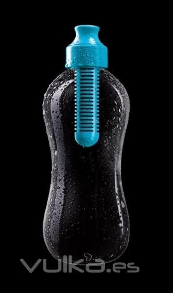 Bobble azul claro. Botella rellenable con filtro de carbono, muy saludable y ecolgica