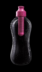 Bobble rosa botella rellenable con filtro de carbono, muy saludable y ecologica