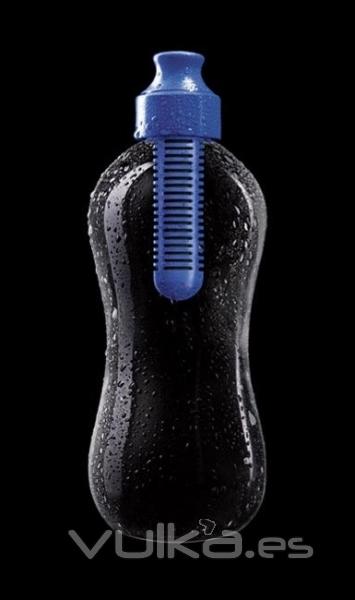 Bobble azul. Botella rellenable con filtro de carbono, muy saludable y ecolgica