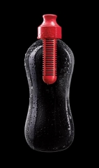 Bobble roja. botella rellenable con filtro de carbono, muy saludable y ecolgica