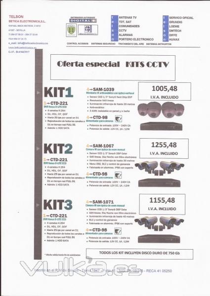 KIT CAMARAS CCTV