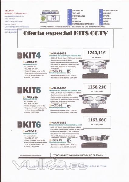 KITS CAMARAS CCTV