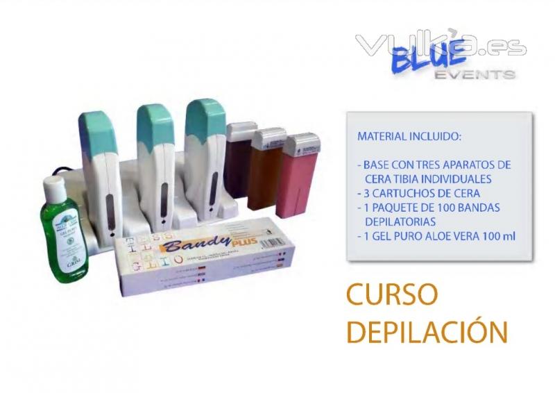 Material curso Depilacin con Cera