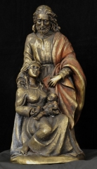 Figura misterio, realizada en resina y bao en bronce capas color rojo y azul. figura propia