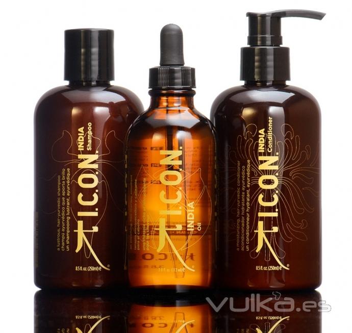 India Hair-Yurvedics from I.C.O.N. Productos a la venta en Ana Nez Peluquera.