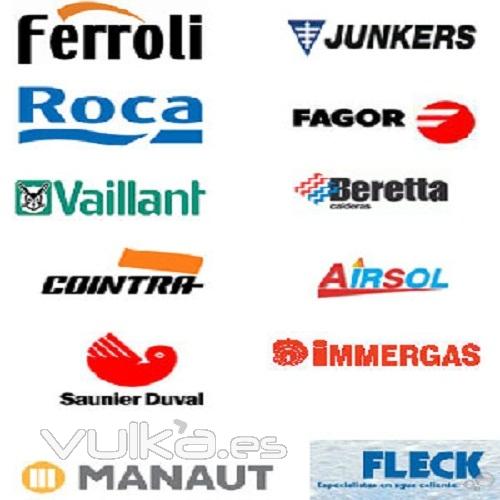 CALDERAS FAGOR,VAILLANT,FERROLI,ROCA,SAUNIER DUVAL,JUNKER