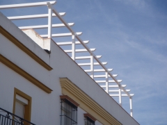 Pergola aluminio para toldo