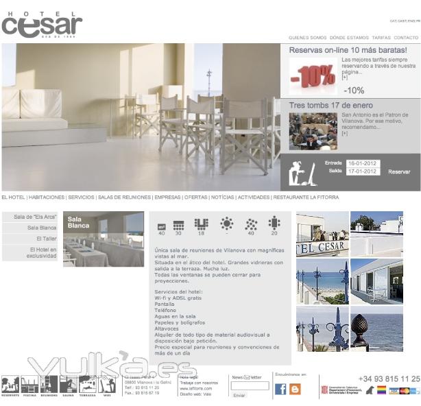 web | Hotel Csar | www.hotelcesar.net