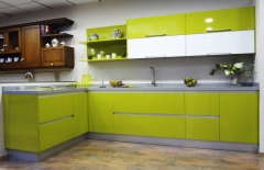 Cocina color pistacho