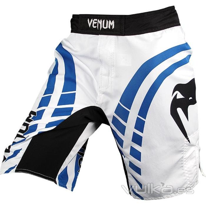 Bermudas Venum Blue Line Fightshorts Ice - Bermudas Venum