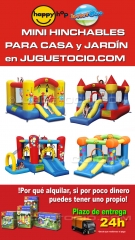 Mini hinchables para el jardin de su casa ¡por que alquilar si por poco dinero puede tener uno prop