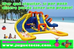 Mini hinchables para el jardin de su casa ¡por que alquilar si por poco dinero puede tener uno prop