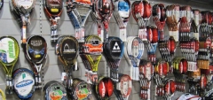 Seccion de raquetas de tenis en onlytenis