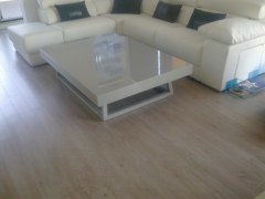 Mesa de centro lacada en cris alto brillo
