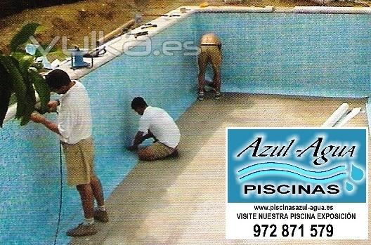 COLOCACION REVESTIMIENTO LINERS PISCINA