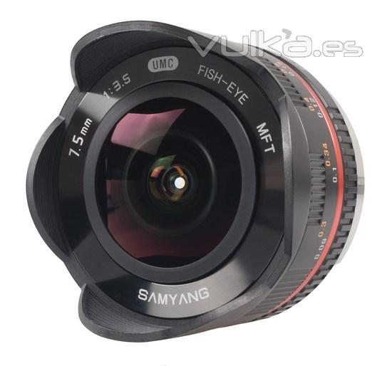 Objetivo Samyang 7.5mm