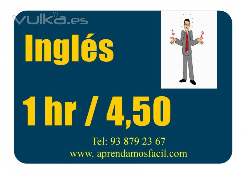  CLASES DE INGLS 1 HR / 4,50 EUR