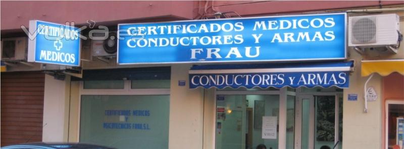 CERTIFICADOS PSICOMDICOS FRAU. nos reconocers por nuestro color azul. 