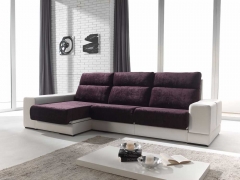 Sofa 3 plazas con chaiselongue de alta calidad