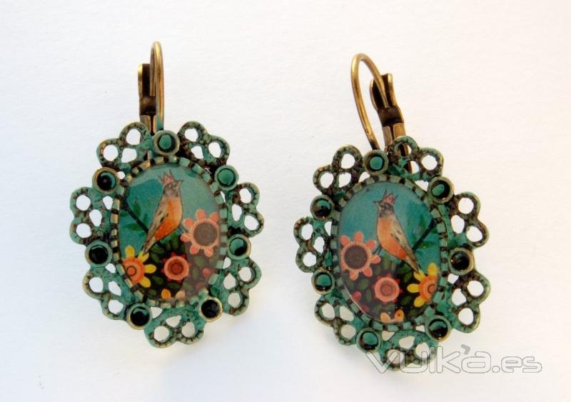 pendientes vintage, unidades limitadas