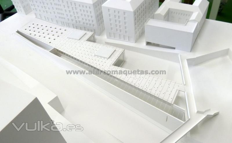 Maqueta arquitectura. maqueta tcnica. Maqueta proyecto final carrera navarra. Maqueta pfc pamplona5