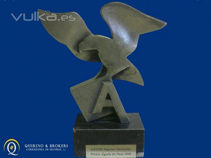 QUIRINO & BROKERS - Premio AGUILA de AEGON Seguros al mejor productor de empresas.