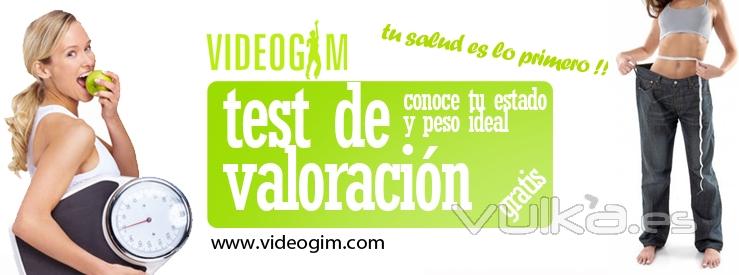 Regstrate gratis en www.videogim.com y podrs realizar el test para conocer tu peso ideal.