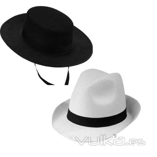 Sombrero cordobs y sombrero ganster