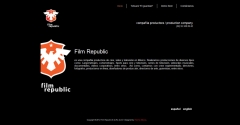 Diseo web y diseo de logotipo - film republic casa productora en mxico.