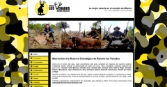 Diseno web y diseno de logotipo - rancho los venados - la mejor caceria en el corazon de mexico