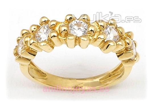 Anillos de oro de ley de mujer. http://anillosjoyas.es