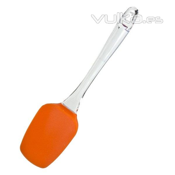 Cocina. Cuchara de silicona Styl naranja en La Llimona home