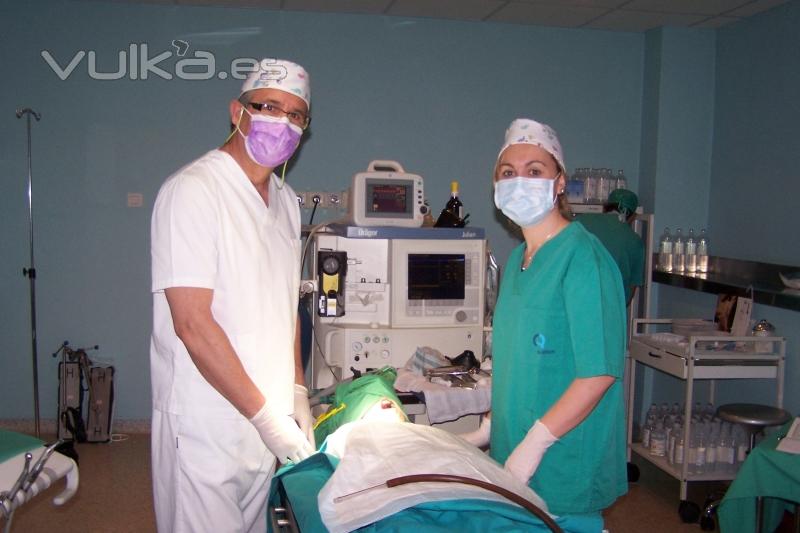 Paciente bajo anestesia general