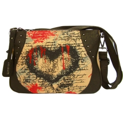Bandolera casual diseno corazon