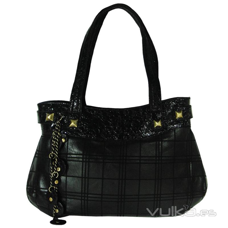 Bolso negro estilo retro