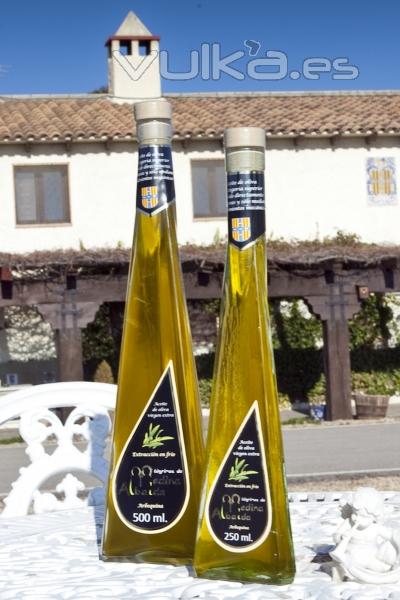 Aceite de oliva vrgen extra 100% arbequina Lgrimas de Medina Albaida. Agroindustrial Ayerbe.
