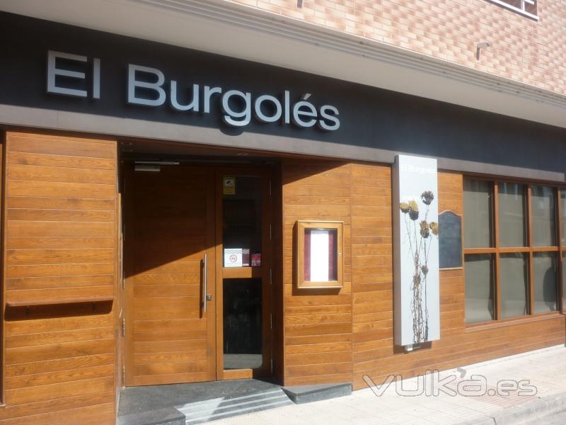 Restaurante El Burgoles. El burgo de ebro. Zaragoza. Cocina creativa de mercado.